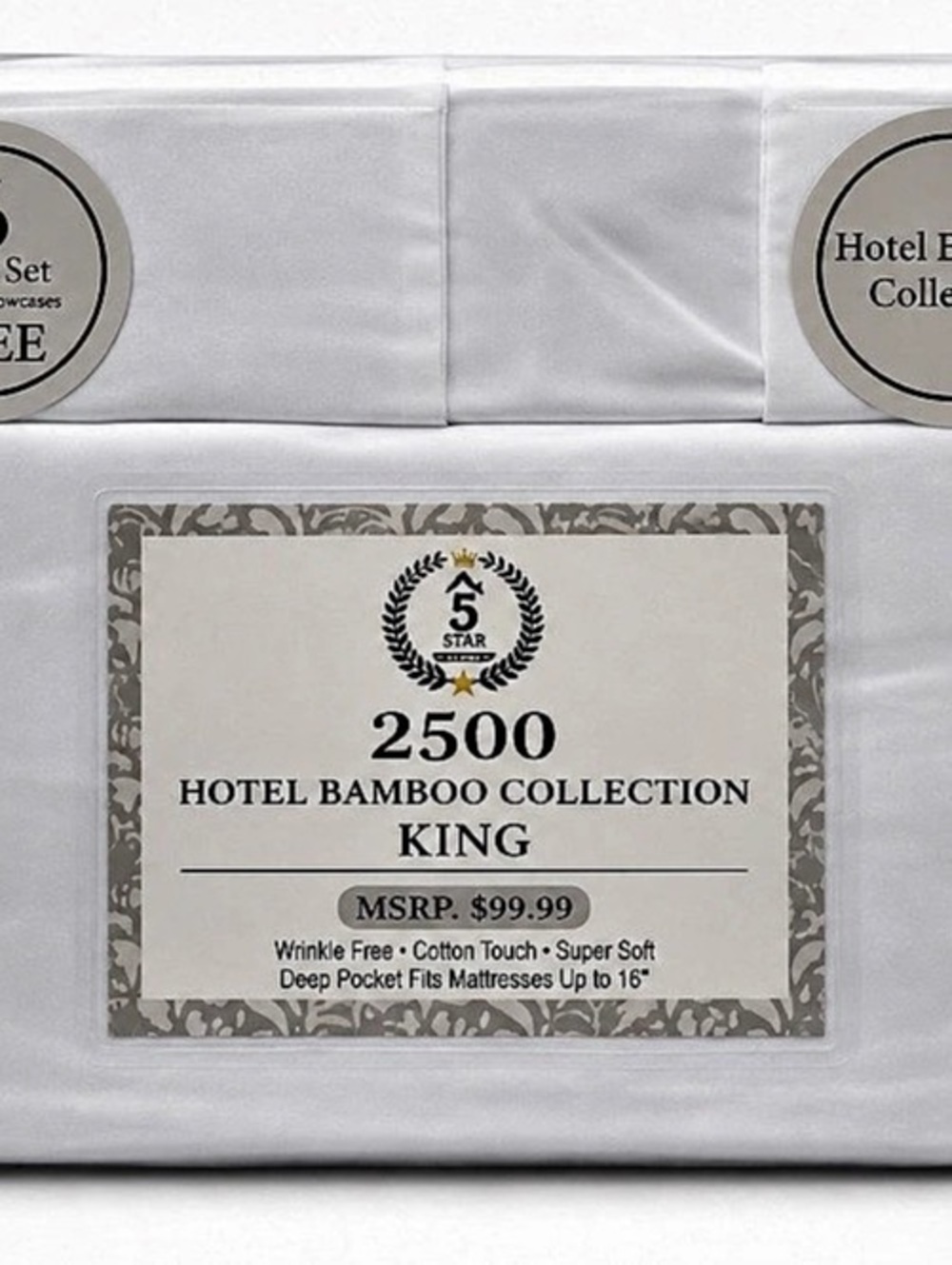 Hotel Bamboo Collection 2500 Hotel Bamboo Collection King Sheet Set 2500 King Ne